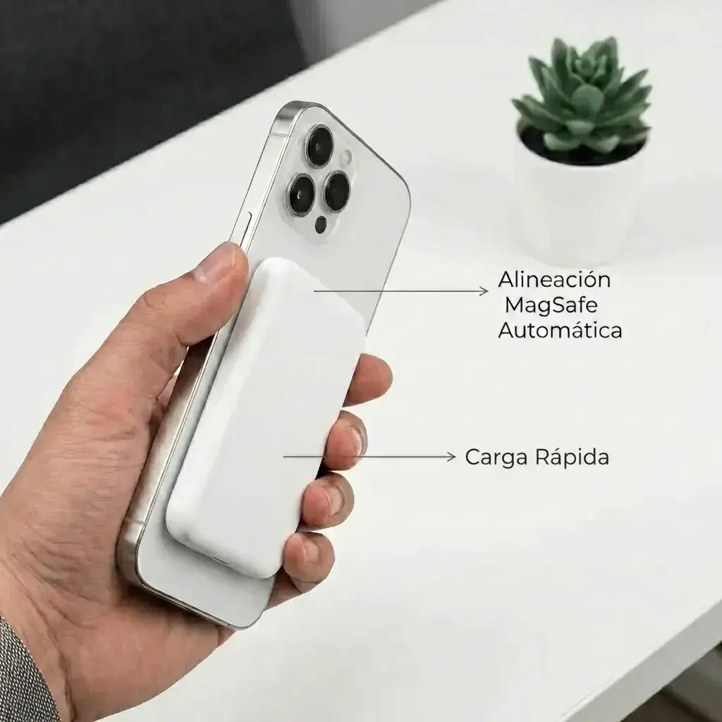 Batería MagSafe™ – Cargador Portátil Magnético Inalámbrico